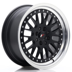 Japan Racing JR-10 16x7" 4x100/108 ET30, Noir Mat / Satiné