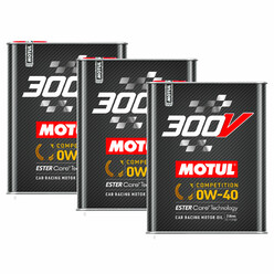 Pack Huile Motul 300V Compétition 0W40 (3 x 2L)
