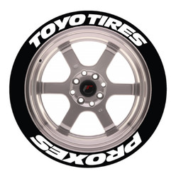 Stickers Toyo Tires Proxes, Marquage Pneu Permanent