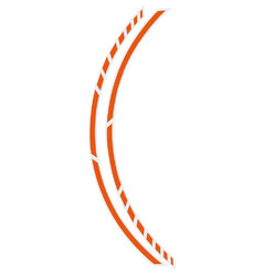 Stripe pour Jantes Foliatec Racing Orange
