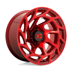 XD XD860 Onslaught 20x10 6x139.7 ET-18, Rouge Candy