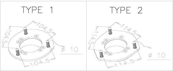Combinés Filetés D2 Street pour Toyota Camry