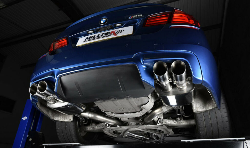 BMW M5 Milltek stainless steel exhaust