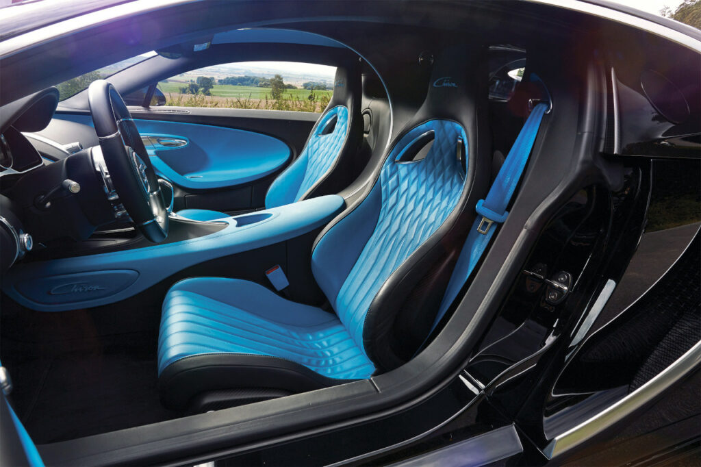 2017 Bugatti Chiron sport seat