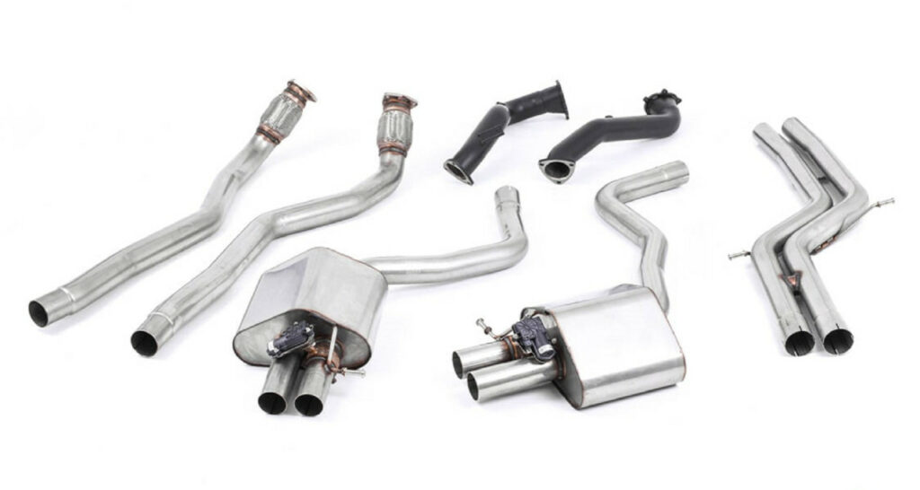 Milltek stainless steel exhaust with valve