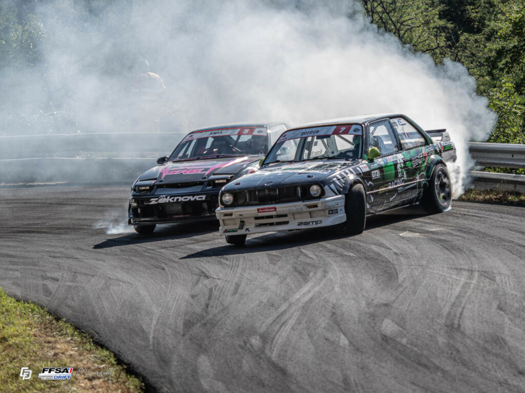 Nicolas Dufour Championnat de France de Drift BMW E30 Calmont
