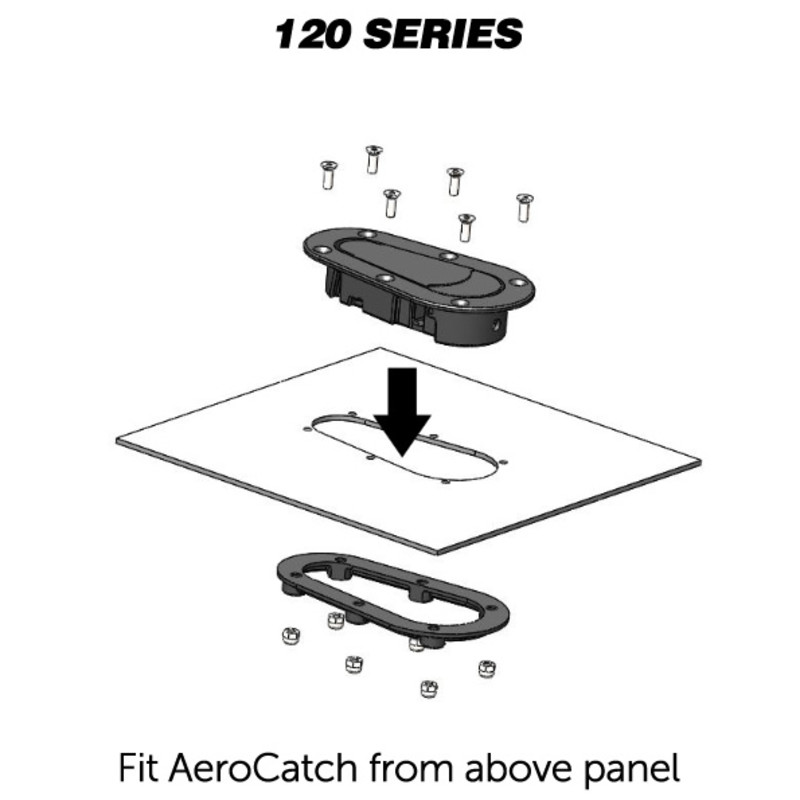 Attaches Capot Aerocatch