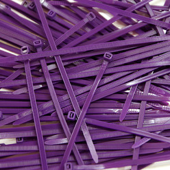 Pack de 100 Colliers Rilsan Violets