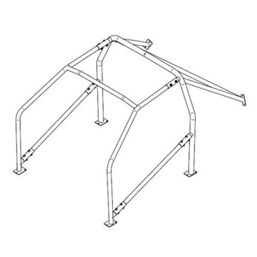 Arceau 6 Points Sparco à Boulonner pour Nissan 200SX S14 / S14A - FIA