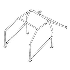 Arceau 6 Points Sparco à Boulonner pour Nissan 200SX S14 / S14A - FIA