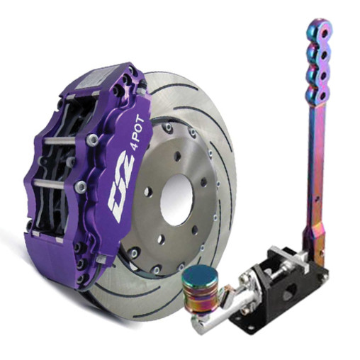 Kit Gros Frein à Main 4 Pistons D2 Racing 