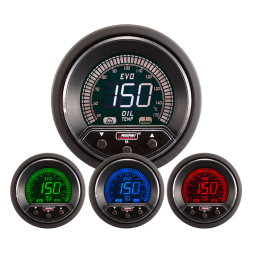 Manometre De Temperature D Huile Prosport Evo Digital 4 Couleurs