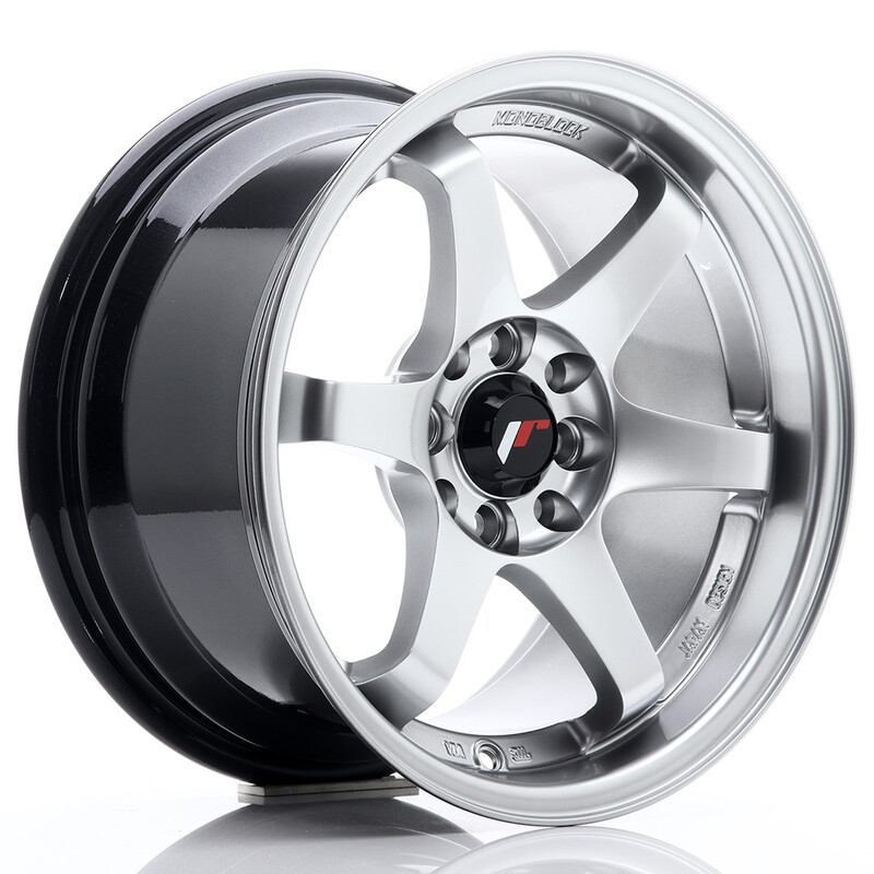 Japan Racing JR-3 15x8" 4x100/108 ET25, Gris Argenté