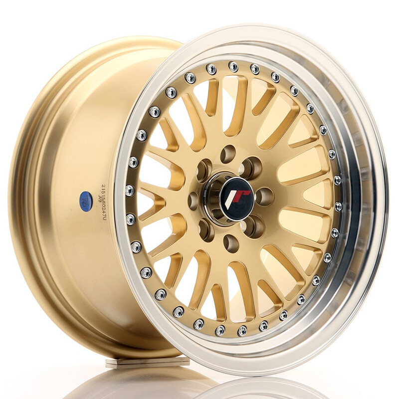 Japan Racing JR-10 15x8" 4x100/108 ET20, Or / Doré