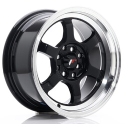 Japan Racing JR-12 15x7.5" 4x100/114.3 ET26, Noir / Brillant