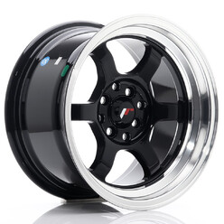 Japan Racing JR-12 15x8.5" 4x100/114.3 ET13, Noir / Brillant