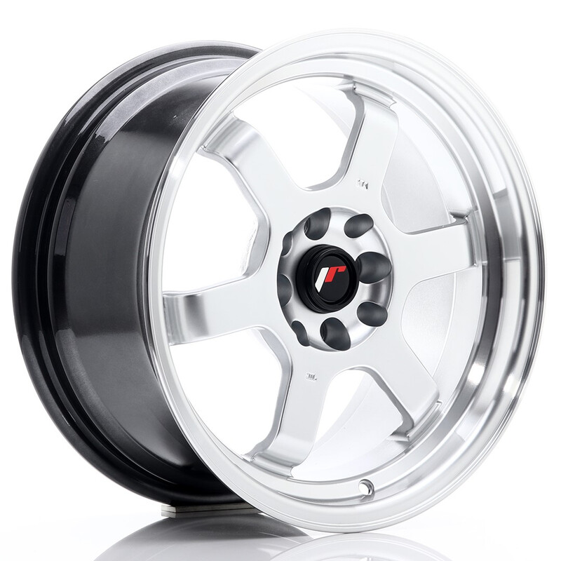 Japan Racing JR-12 16x8" 4x100/114.3 ET15, Gris Argenté