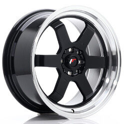 Japan Racing JR-12 17x8" 5x100/114.3 ET33, Noir / Brillant