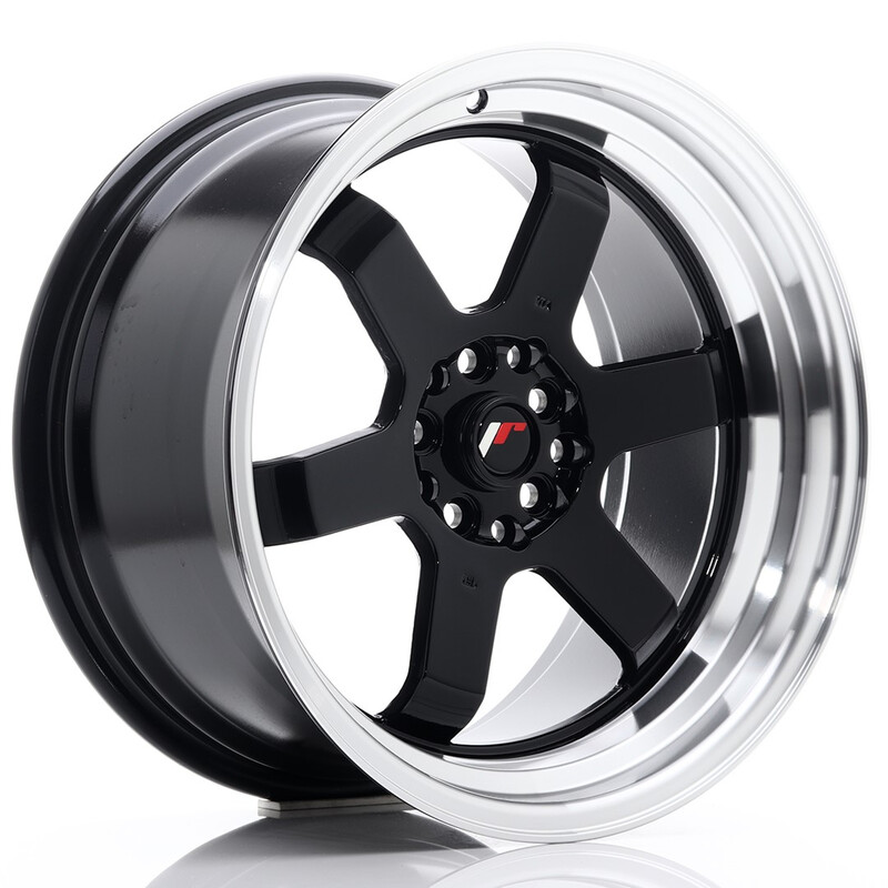 Japan Racing JR-12 17x9" 5x100/114.3 ET25, Noir / Brillant