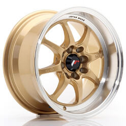 Japan Racing TF-2 15x7.5" 4x100/114.3 ET10, Dorée