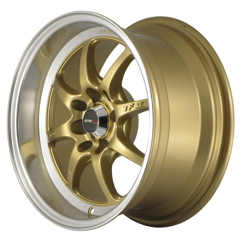 Japan Racing TF-2 15x7.5" 4x100/114.3 ET10, Dorée