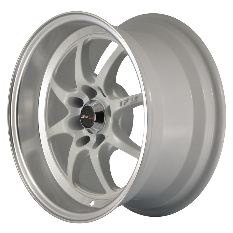 Japan Racing TF-2 15x7.5" 4x100/114.3 ET30, Blanc