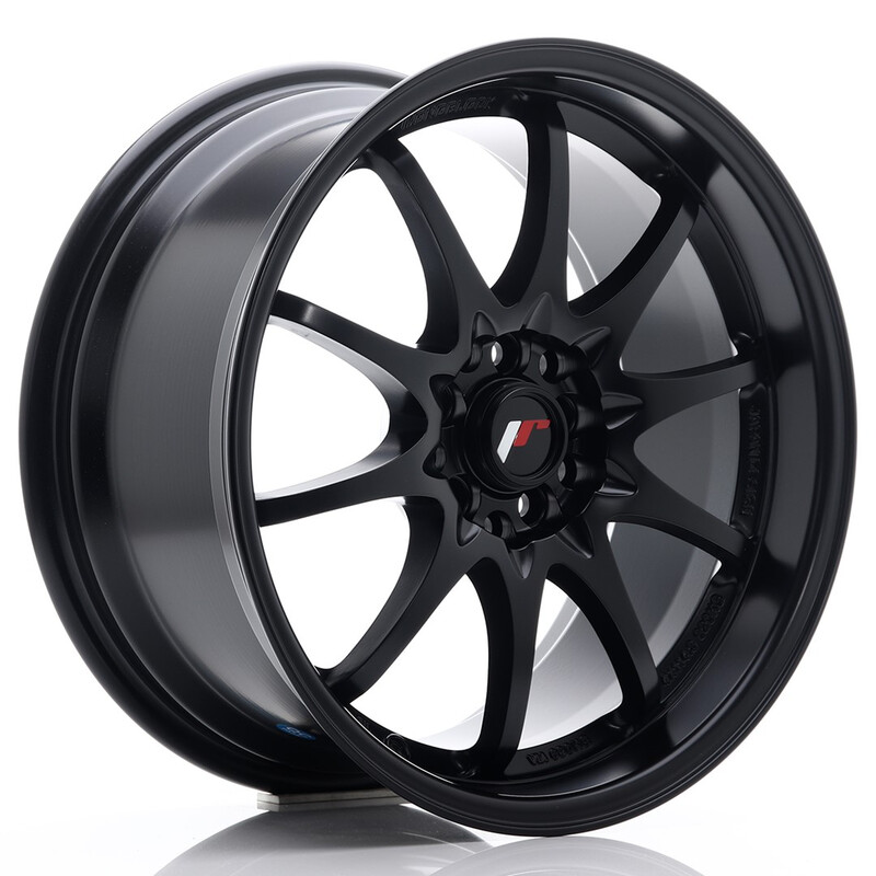 Japan Racing JR-5 17x8.5" 5x100/114.3 ET35, Noir Mat / Satiné
