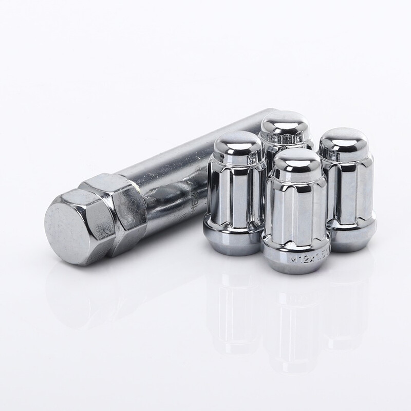 Ecrous\u0020Antivol\u0020JR\u0020ATN1\u0020Chrome\u0020M12x1.25\u0020\u0028lot\u0020de\u00204\u0029