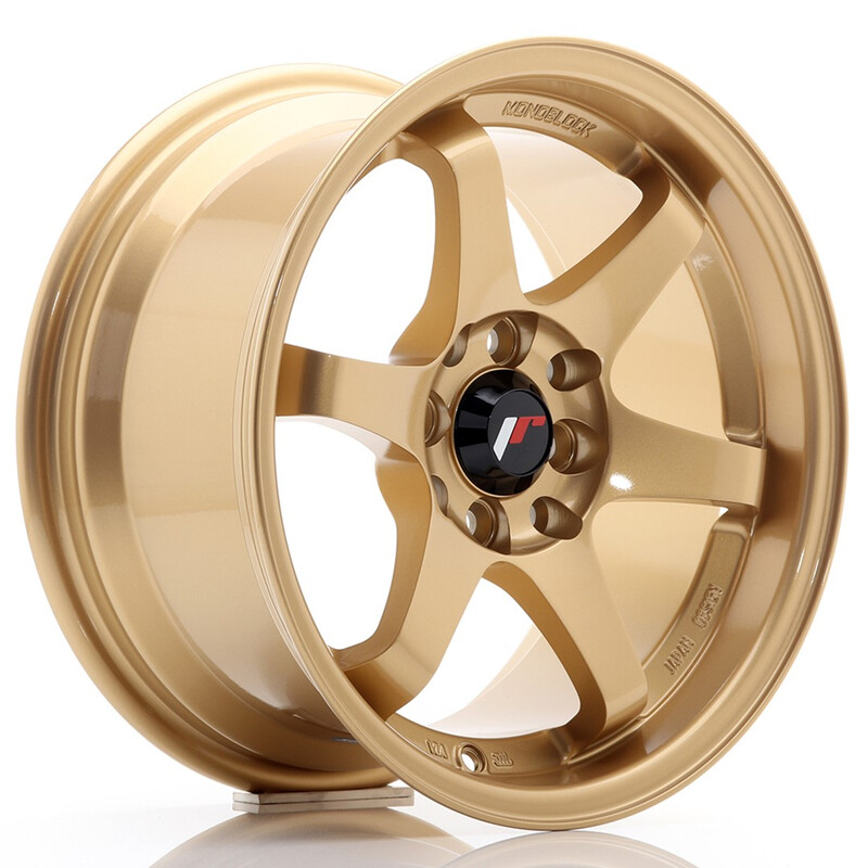 Japan Racing JR-3 15x8" 4x100/114.3 ET25, Or / Doré