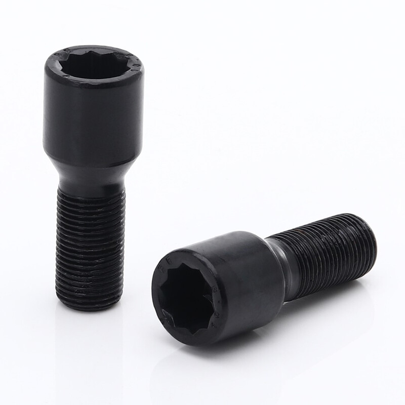 Vis de Roue Noires à Empreinte Interne M14x1.25 (Pack de 20) 