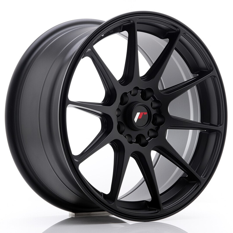 Japan Racing JR-11 17x8.25" 5x100/108 ET35, Noir Mat / Satiné