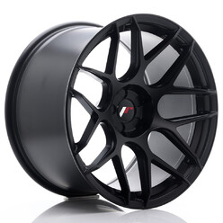 Japan Racing JR-18 Extreme Concave 19x11" (5 trous - sur mesure) ET15, Noir Mat / Satiné