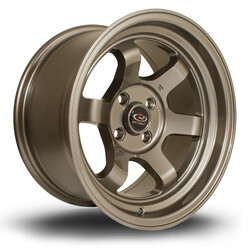 Rota Grid Max 15x8" 4x100 ET0, Bronze