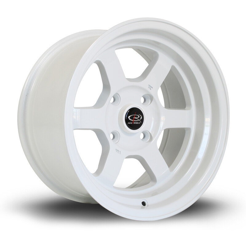 Rota Grid V 15x8" 4x100 ET0, Blanc
