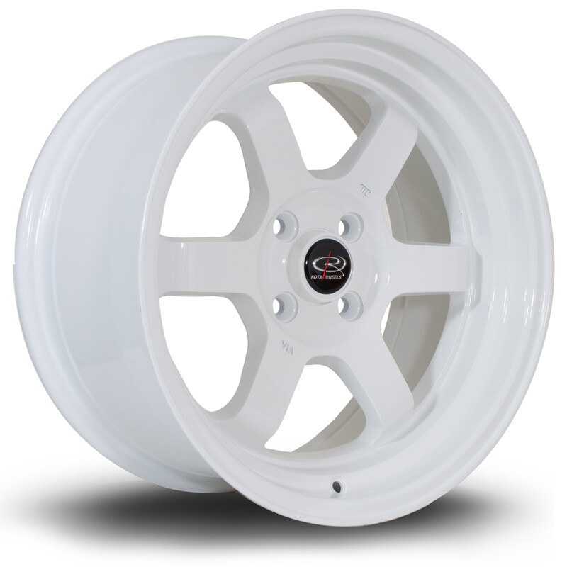 Rota Grid V 16x8" 4x100 ET20, Blanc