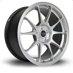 Rota Titan 17x8" 5x114.3 ET42, Gris Argenté / Poli