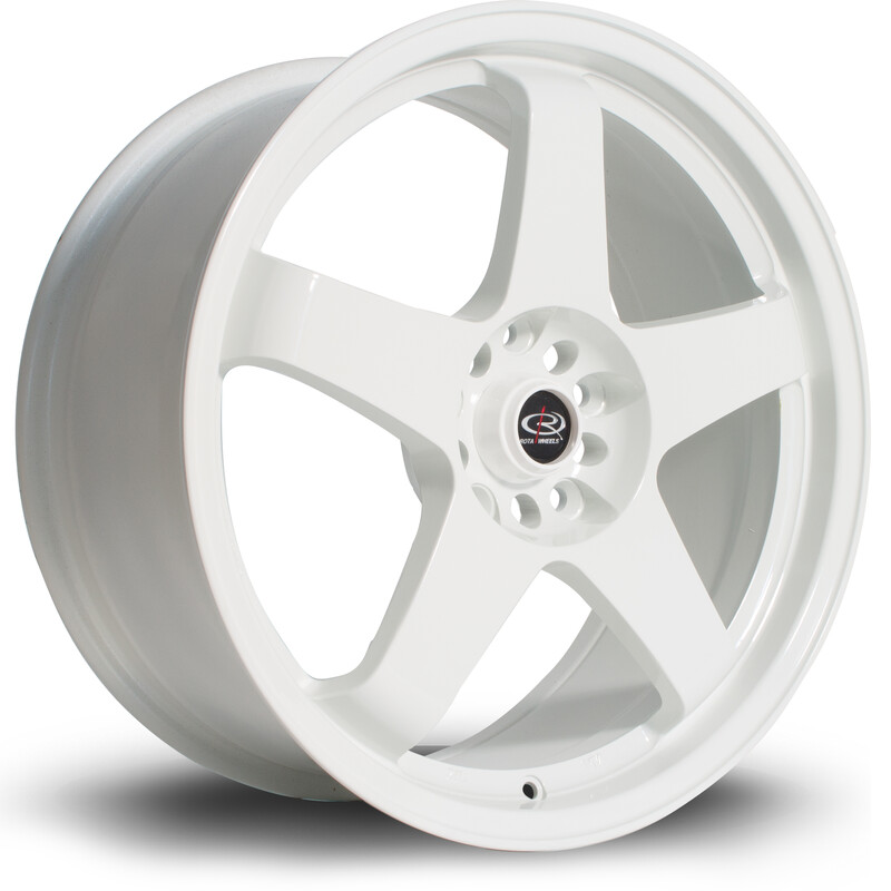 Rota GTR 18x8.5" 5x114.3 ET30, Blanc
