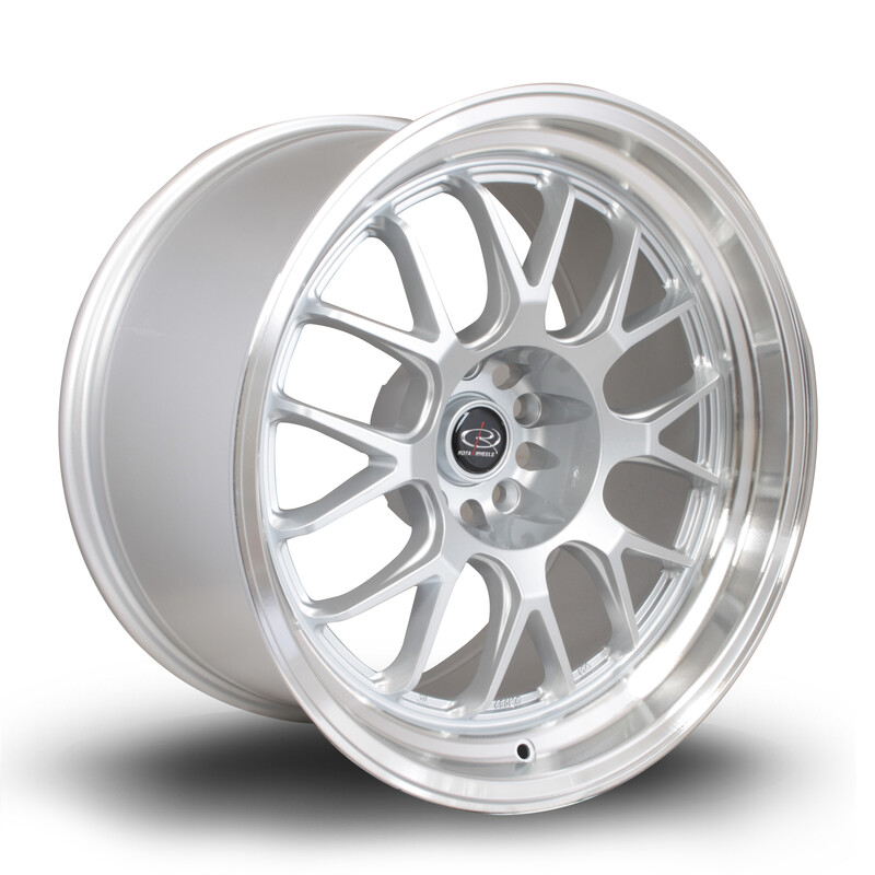 Rota MXR 18x10" 5x114.3 ET12, Gris Argenté / Poli
