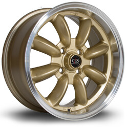 Rota RB 15x7" 4x100 ET30, Or / Doré