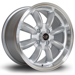 Rota RB 15x8" 4x100 ET30, Gris Argenté / Poli