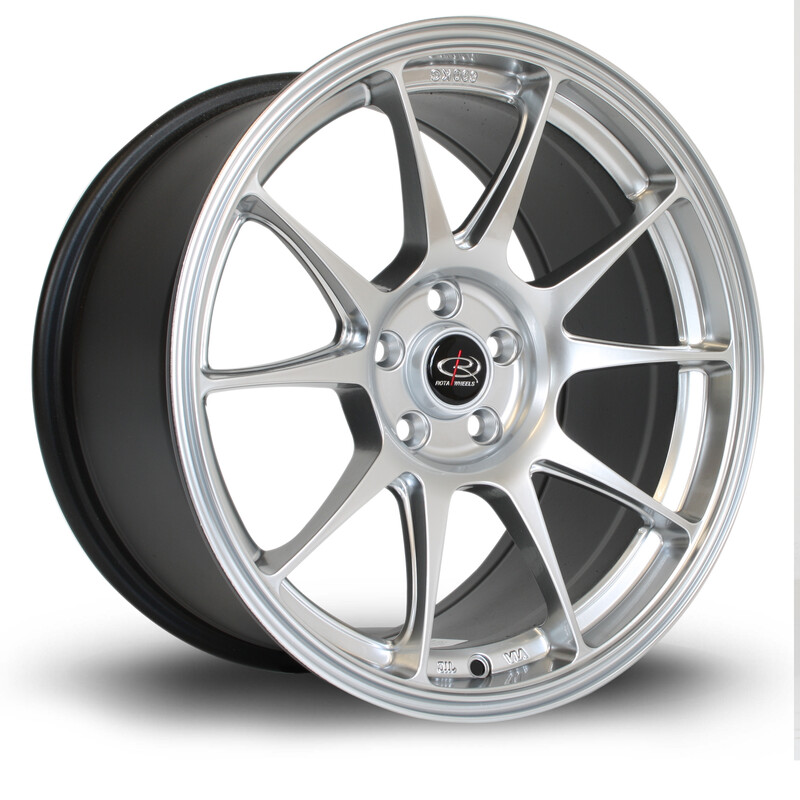 Rota Titan 17x9" 5x100 ET42, Gris Argenté / Poli