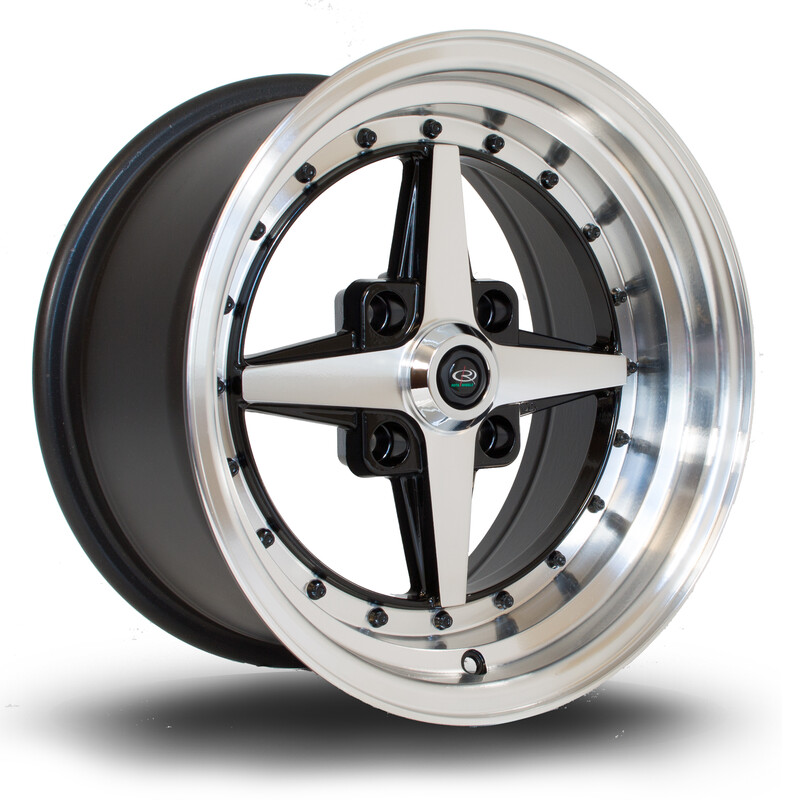 Rota Zero 15x8" 4x114.3 ET10, Noir Mat / Satiné
