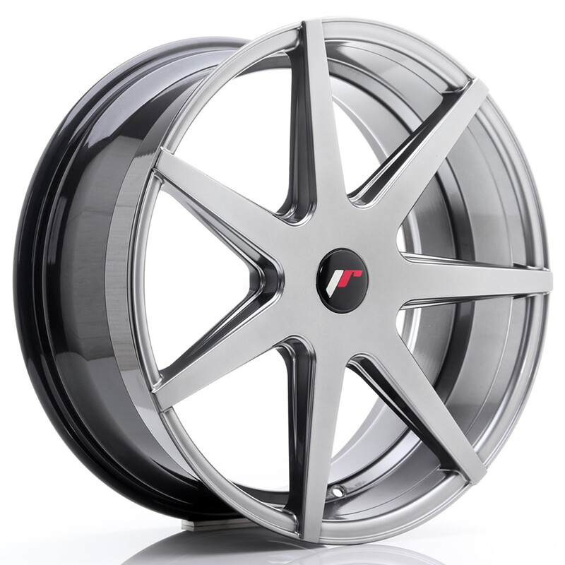 Japan Racing JR-20 20x8.5" (5 trous - sur mesure) ET20-40, Hyper Black