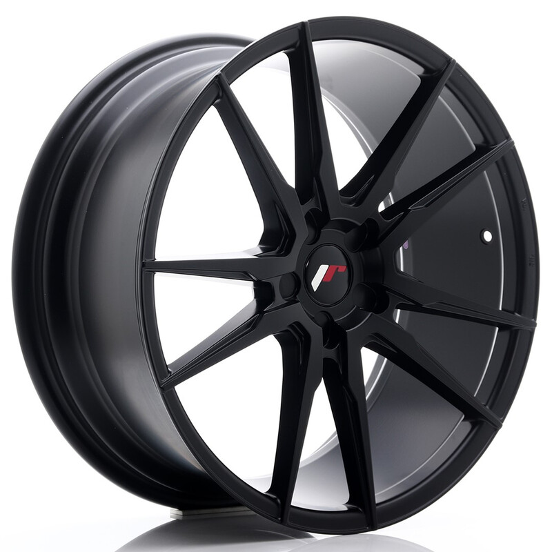 Japan Racing JR-21 20x8.5" (5 trous - sur mesure) ET20-40, Noir Mat / Satiné