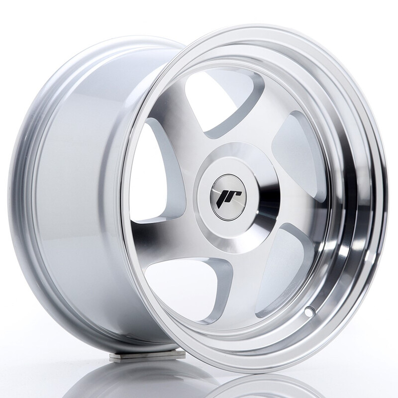 Japan Racing JR-15 16x9" (4 & 5 trous - sur mesure) ET20, Gris Argenté / Poli