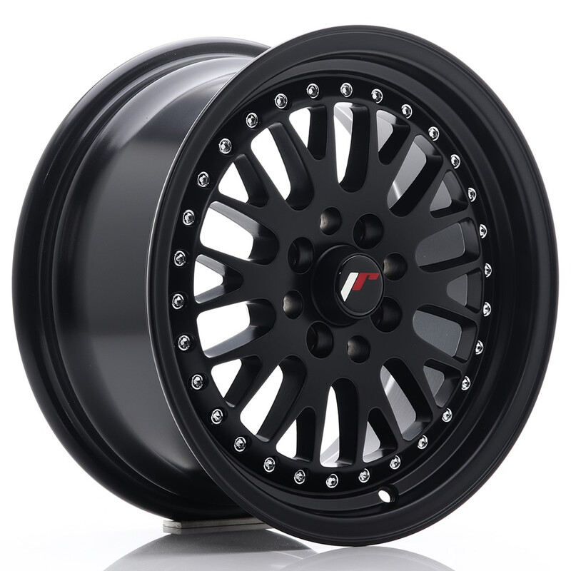 Japan Racing JR-10 15x7" 4x100/108 ET30, Noir Mat / Satiné