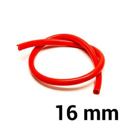 Durite Silicone Ø16 mm - Rouge (au mètre)