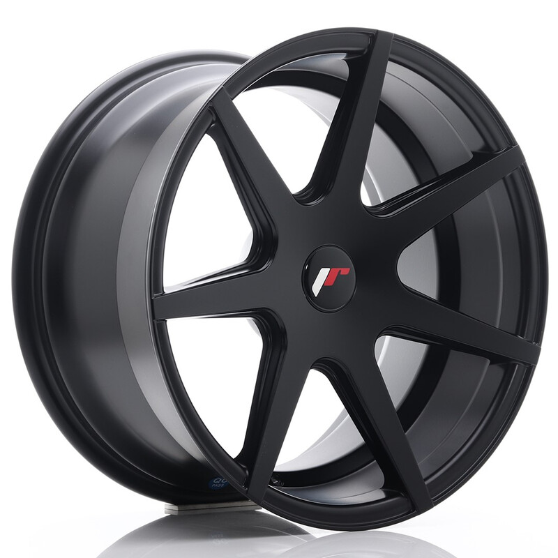 Japan Racing JR-20 Extreme Concave 18x9.5" (4 & 5 trous - sur mesure) ET20-40, Noir Mat / Satiné