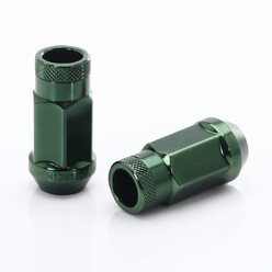 Ecrous JN1 Verts en Acier Forgé M12x1.5 (Pack de 20)