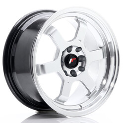 Japan Racing JR-12 16x8" 4x100/108 ET33, Gris Argenté / Poli